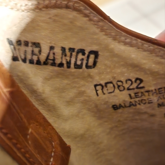 Durango RD822 Brown Leather Embroidered Boho Western Cowboy - Picture 8 of 12